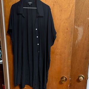 GGO Black Women's Lightweight Shirt Jacket